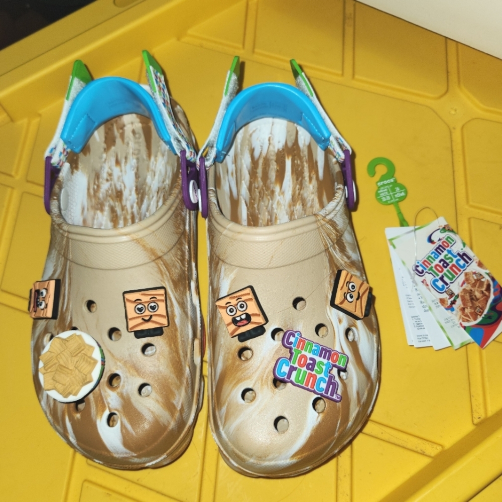 NWT Cinnamon Toast Crunch CROCS